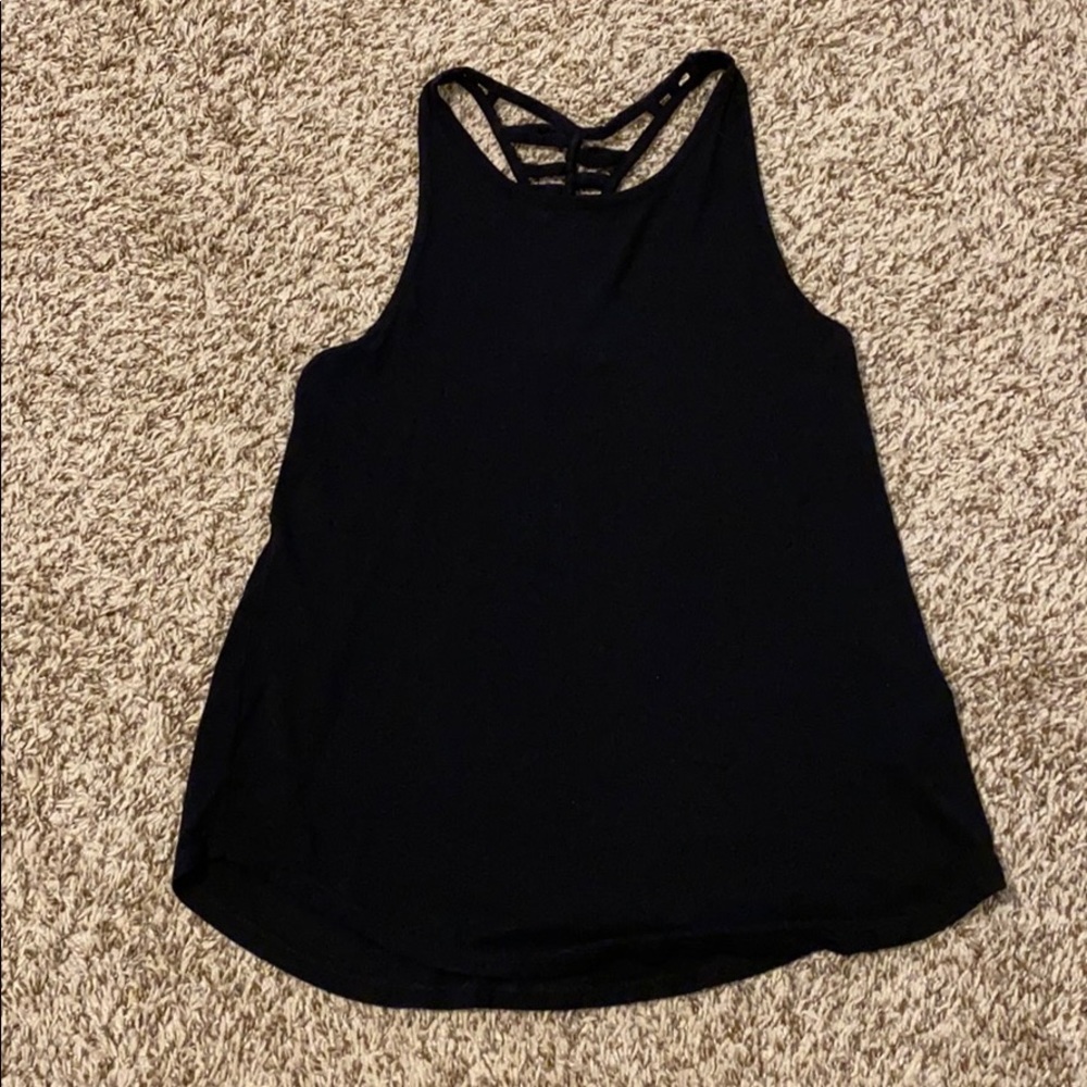 Black tank top